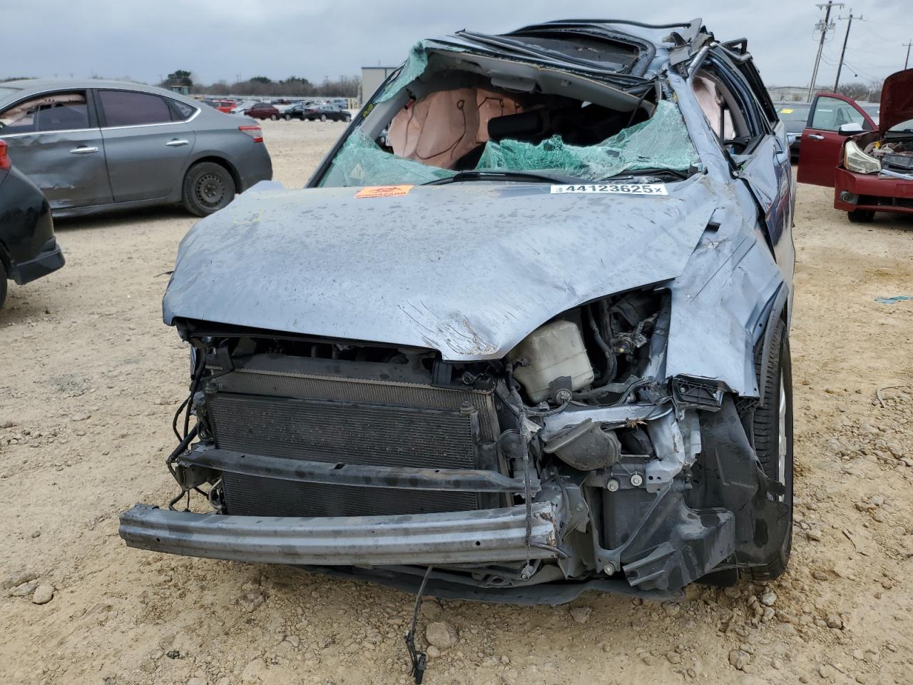 2009 Honda CR-V VIN 5J6RE387X9L027546 Copart auction photo, rollover damage thumbnail 5