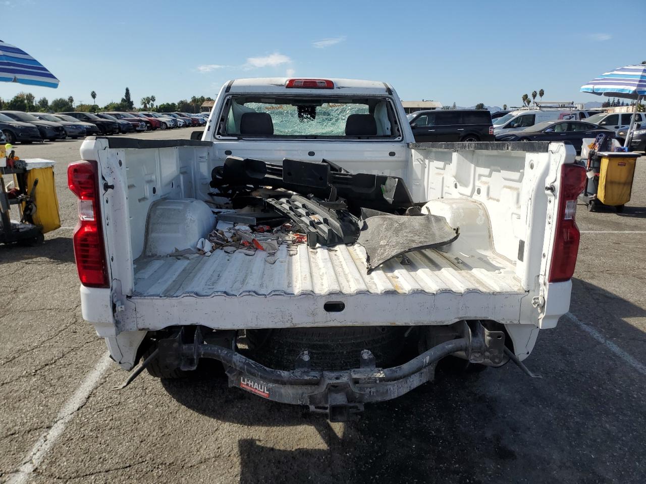 2023 Chevrolet Silverado VIN 3GCNAAED2PG307504 Copart auction photo, front end / rear end damage thumbnail 6