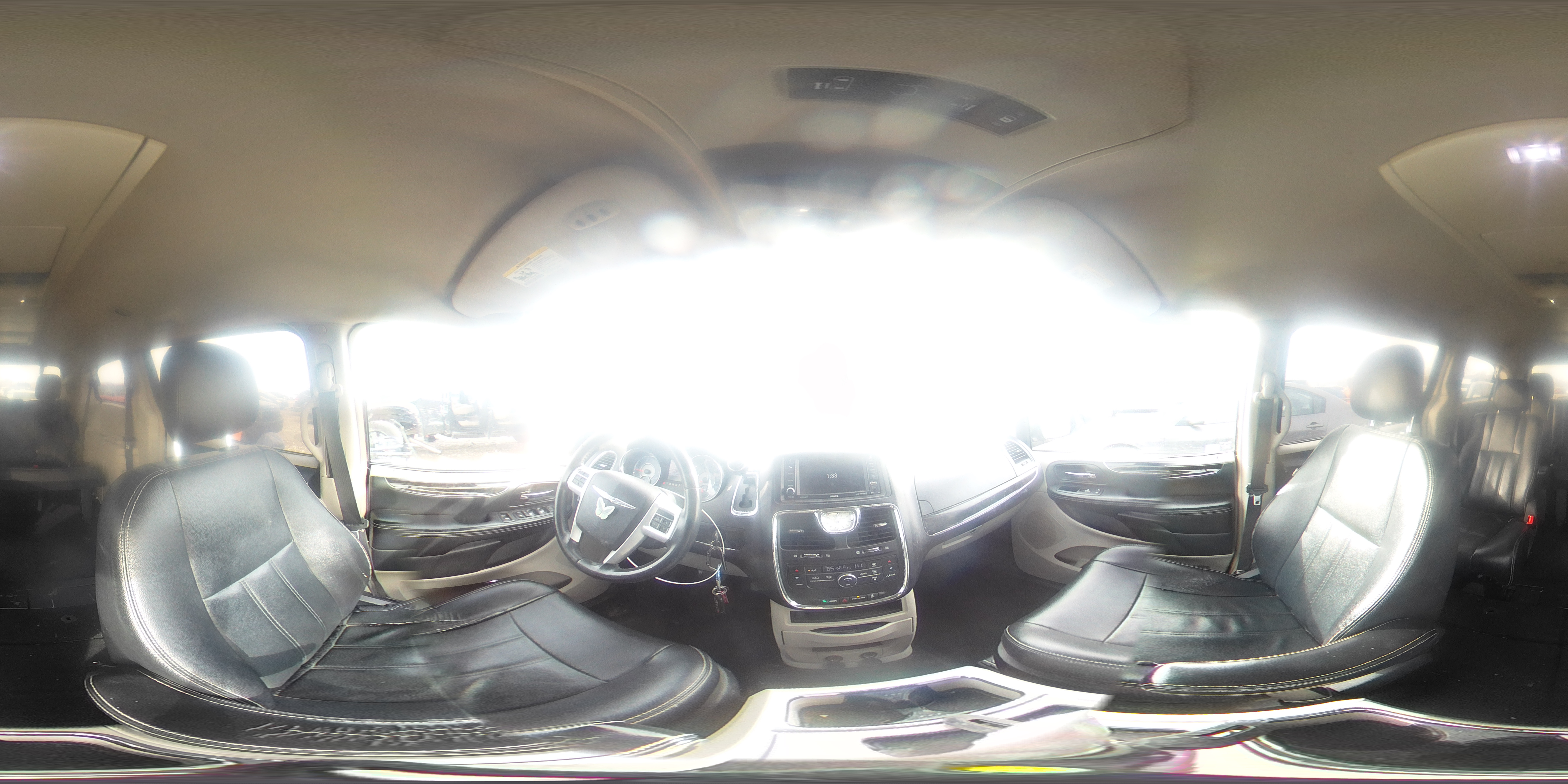 2014 Chrysler Town & Country VIN 2C4RC1BG0ER325047 Copart auction photo, front end damage thumbnail 14