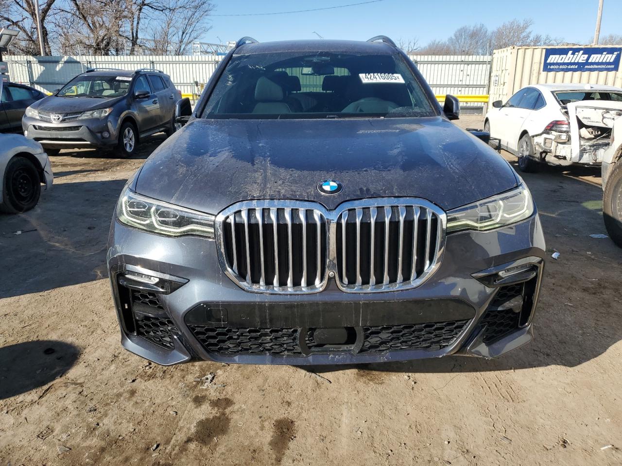 2019 BMW X7 VIN 5UXCX4C58KLS39108 Copart auction photo, front end damage thumbnail 5