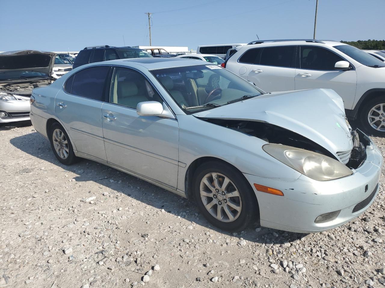 2003 Lexus ES VIN JTHBF30G230098893 Copart auction photo, front end damage thumbnail 4