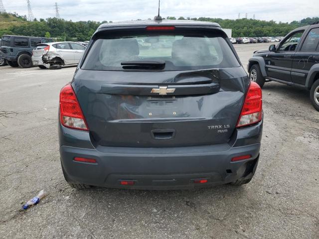 2016 Chevrolet Trax VIN 3GNCJNSB6GL216980 Copart auction photo, water/flood / rear end damage thumbnail 6
