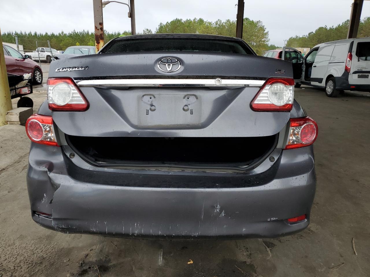 2011 Toyota Corolla VIN 2T1BU4EE2BC744782 Copart auction photo, rear end damage thumbnail 6
