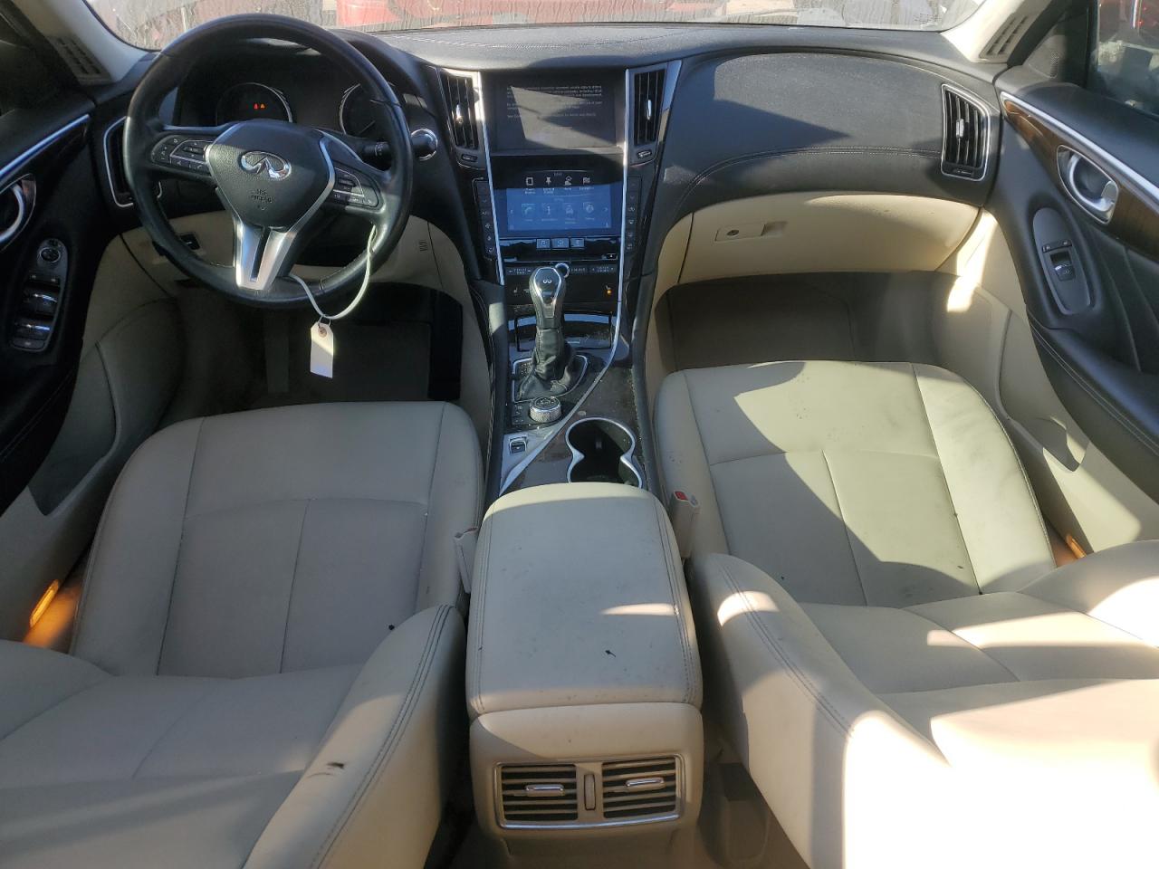 2019 Infiniti Q50 VIN JN1EV7AP1KM514224 Copart auction photo, vandalism damage thumbnail 8