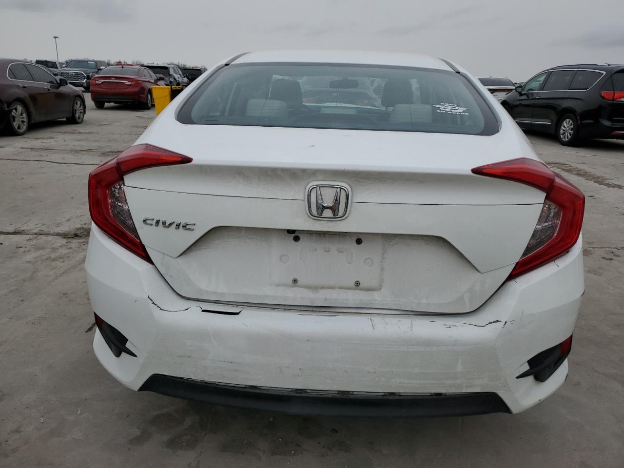 2017 Honda Civic VIN 2HGFC2F5XHH537354 Copart auction photo, front end / hail damage thumbnail 6