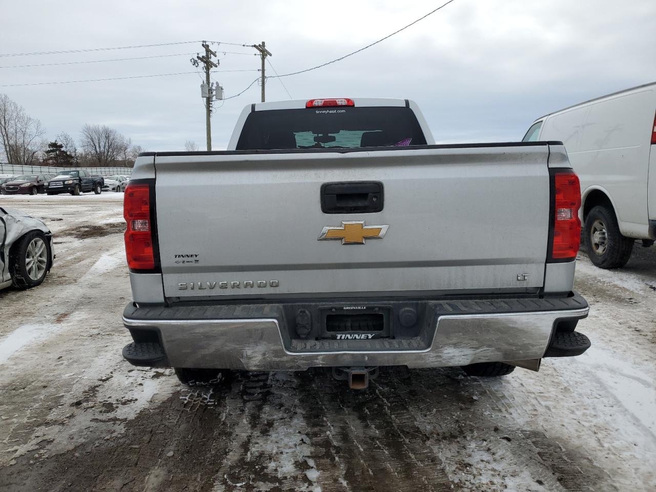2018 Chevrolet Silverado VIN 2GCVKREC3J1102423 Copart auction photo, front end / minor dent/scratches damage thumbnail 6