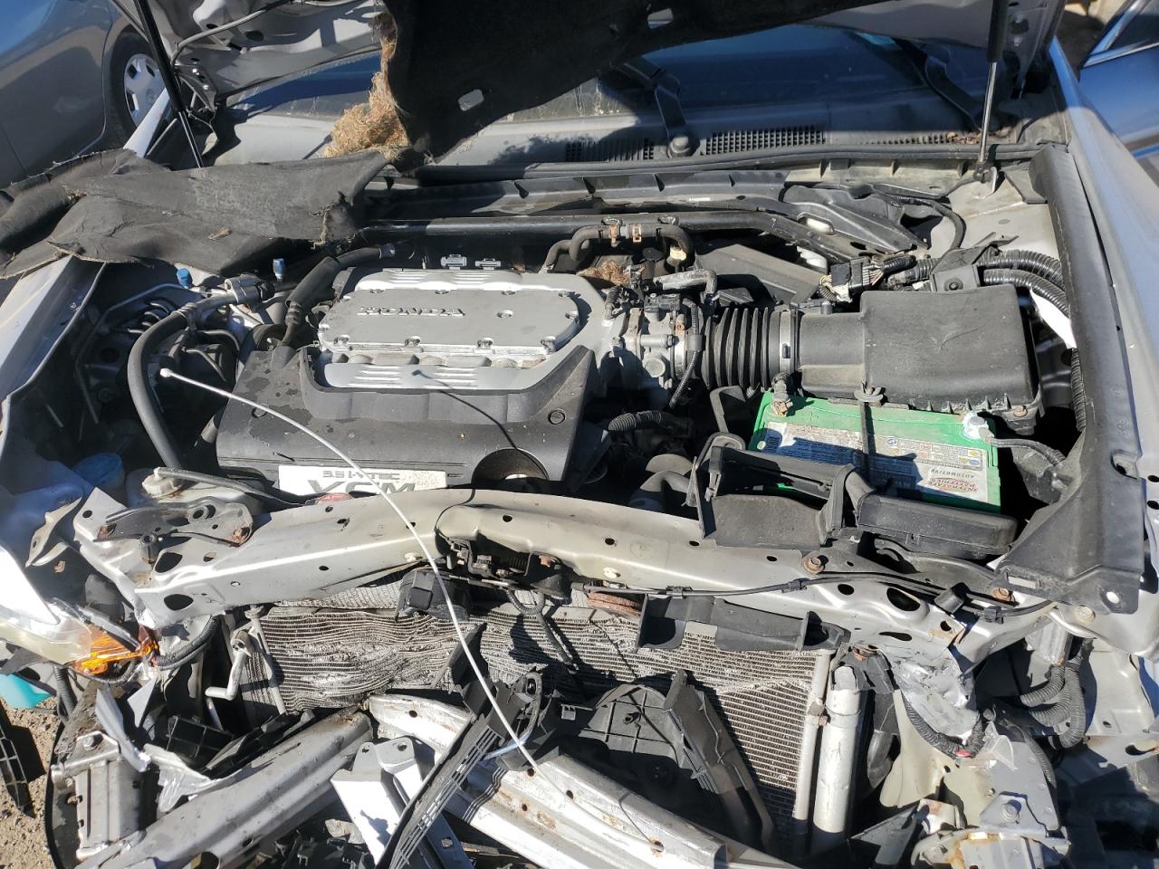 2008 Honda Accord VIN 1HGCP36868A001281 Copart auction photo, front end damage thumbnail 11