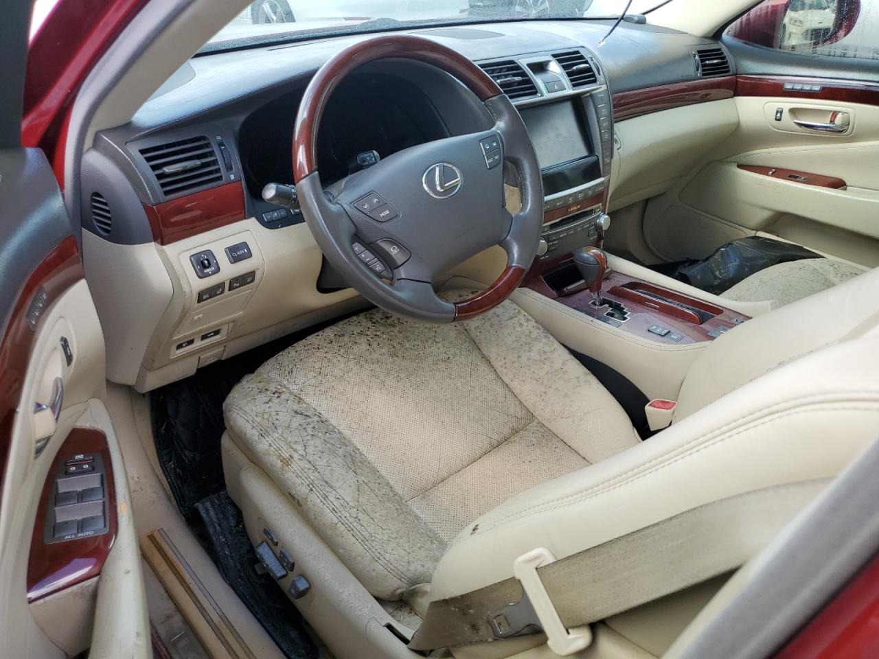 2010 Lexus LS VIN JTHBL5EF5A5096835 Copart auction photo, water/flood damage thumbnail 8