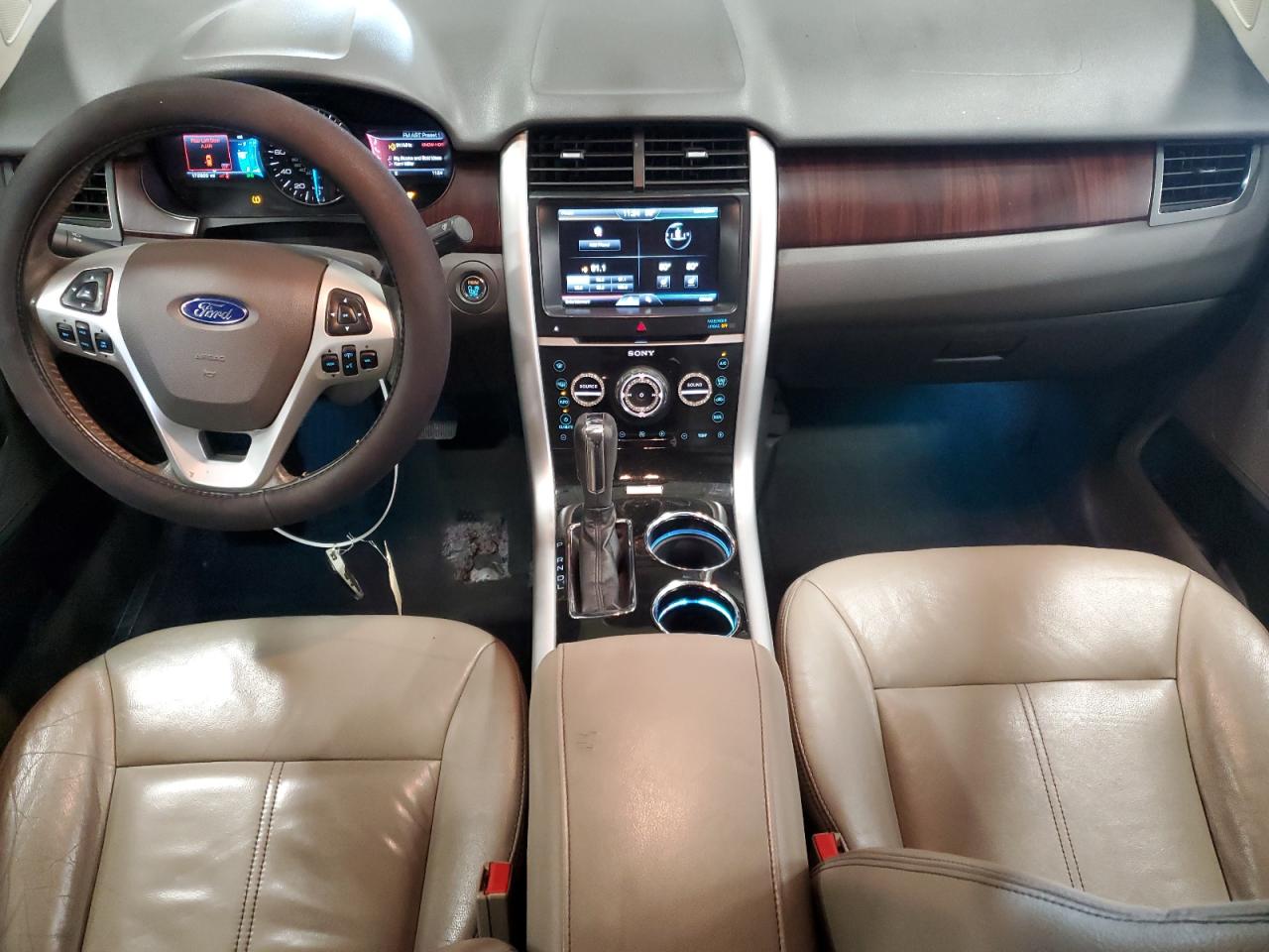 2013 Ford Edge VIN 2FMDK3K92DBC12455 Copart auction photo, rear end damage thumbnail 8