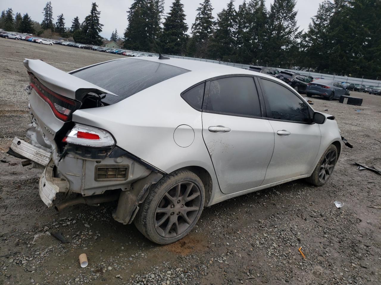 2013 Dodge Dart VIN 1C3CDFBA2DD304282 Copart auction photo, front end / rear end damage thumbnail 3