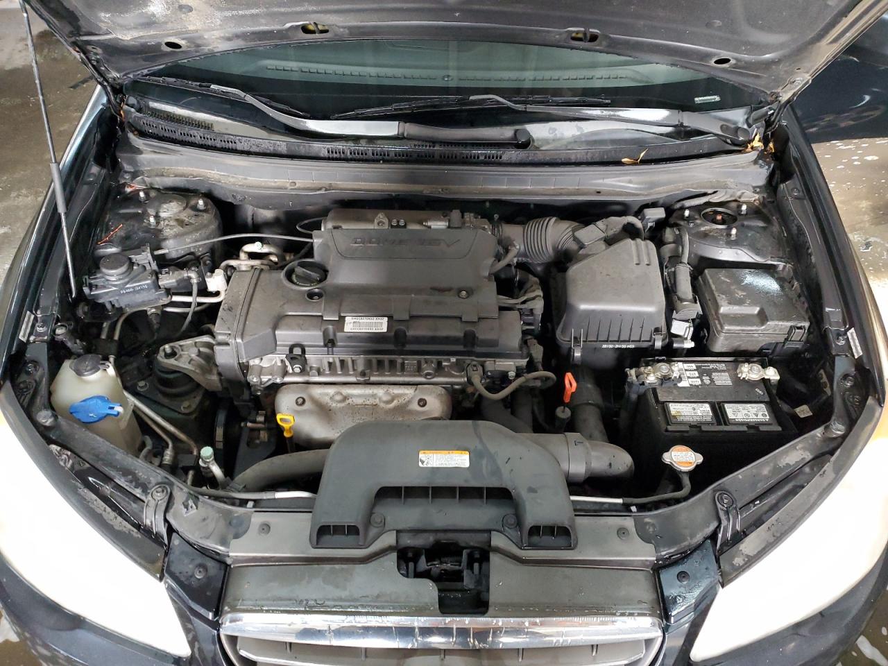 2008 Hyundai Elantra VIN KMHDU46DX8U538700 Copart auction photo, rear end / rear end damage thumbnail 11