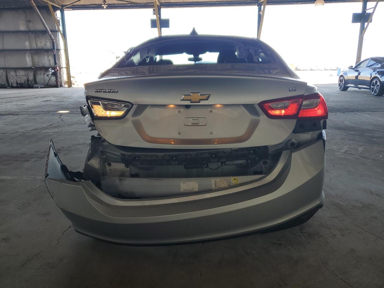 2016 Chevrolet Malibu VIN 1G1ZB5ST2GF307515 Copart auction photo, rear end / side damage thumbnail 6