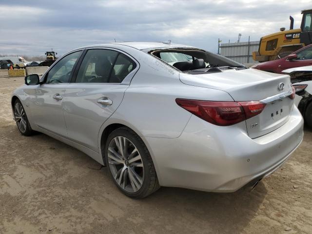 2019 Infiniti Q50 VIN JN1EV7AR6KM551240 Copart auction photo, vandalism / rear end damage thumbnail 2
