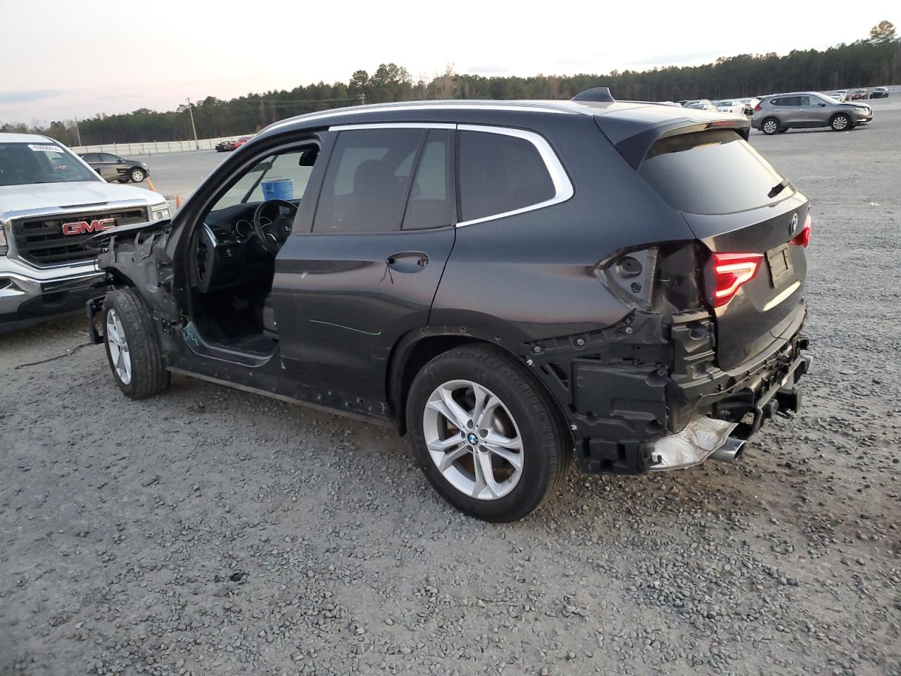 2018 BMW X3 VIN 5UXTR9C50JLC76520 Copart auction photo, side damage thumbnail 2