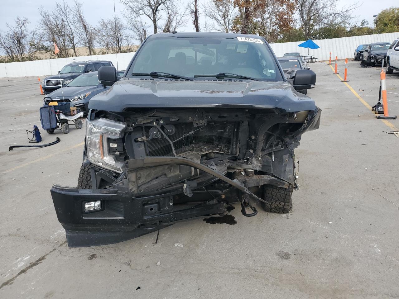 2018 Ford F-150 VIN 1FTEW1E5XJFA59666 Copart auction photo, front end damage thumbnail 5
