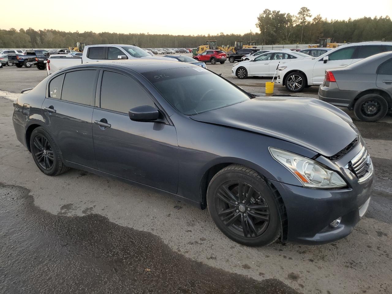 2012 Infiniti G VIN JN1CV6AP1CM621910 Copart auction photo, front end damage thumbnail 4
