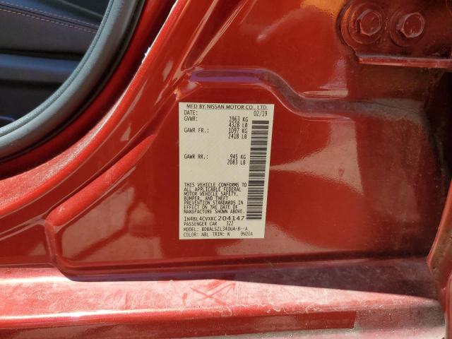 2019 Nissan Altima VIN 1N4BL4CVXKC204147 Copart auction photo, side damage thumbnail 12