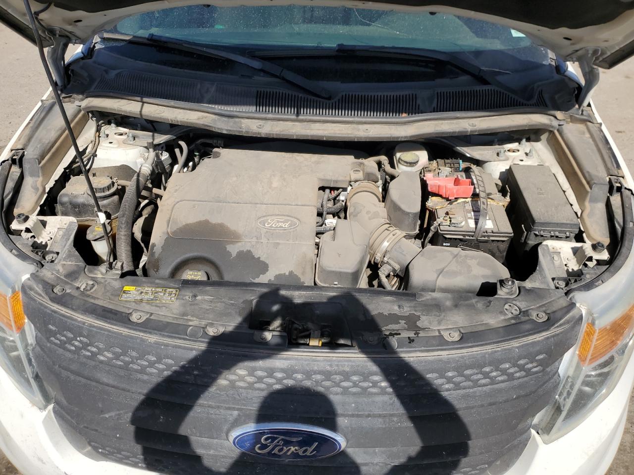 2012 Ford Explorer VIN 1FMHK8D84CGA25518 Copart auction photo, front end / undercarriage damage thumbnail 13