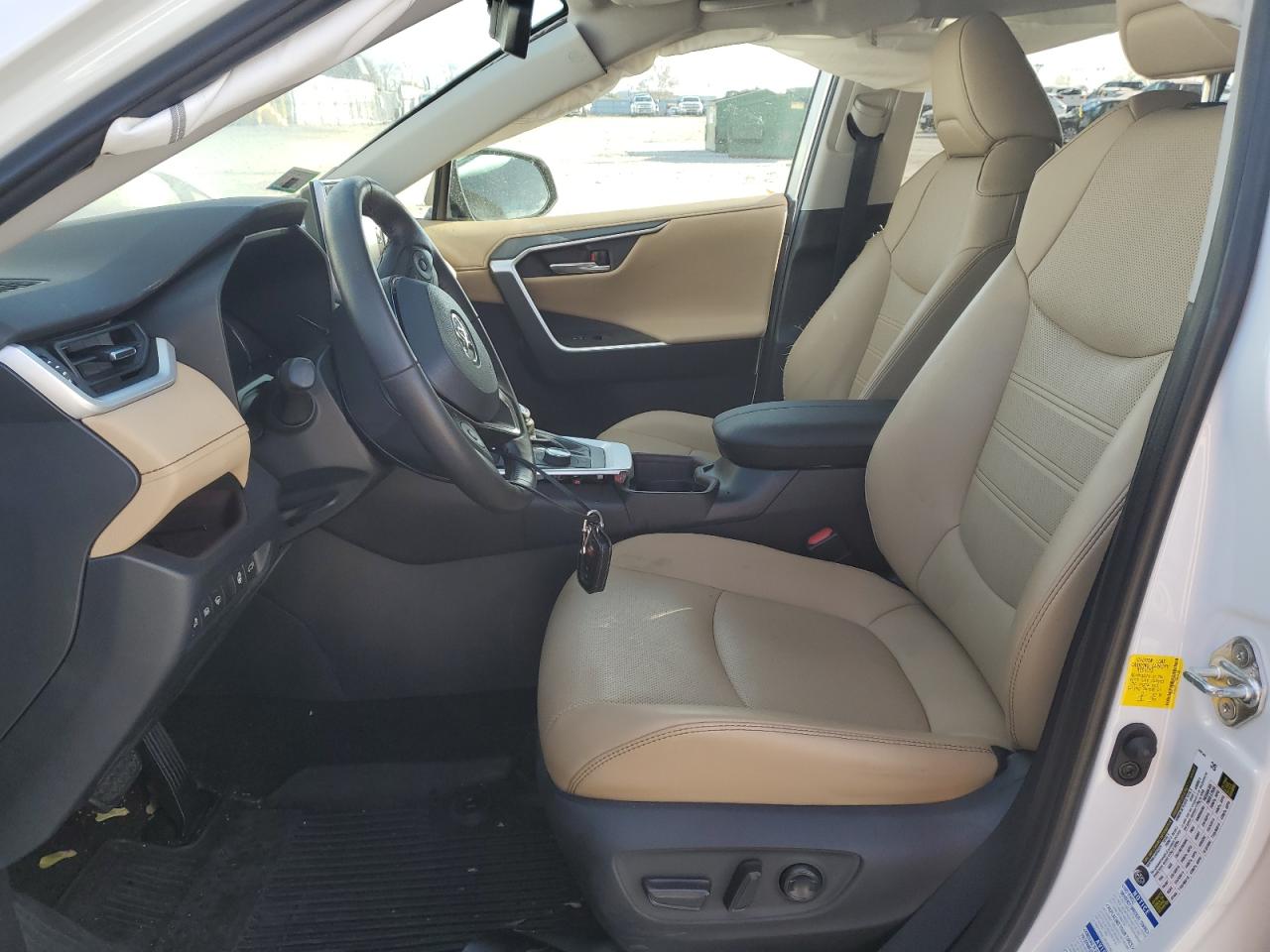 2019 Toyota RAV 4 VIN 2T3N1RFV7KW076128 Copart auction photo, front end / undercarriage damage thumbnail 7