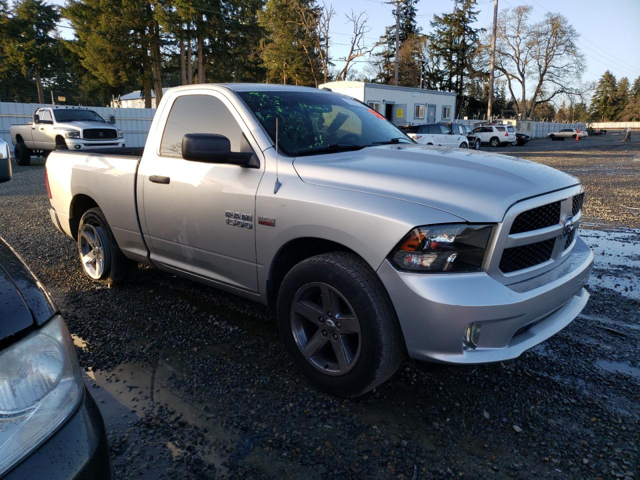 2014 RAM 1500 VIN 3C6JR6AT3EG101064 Copart auction photo, all over damage thumbnail 4