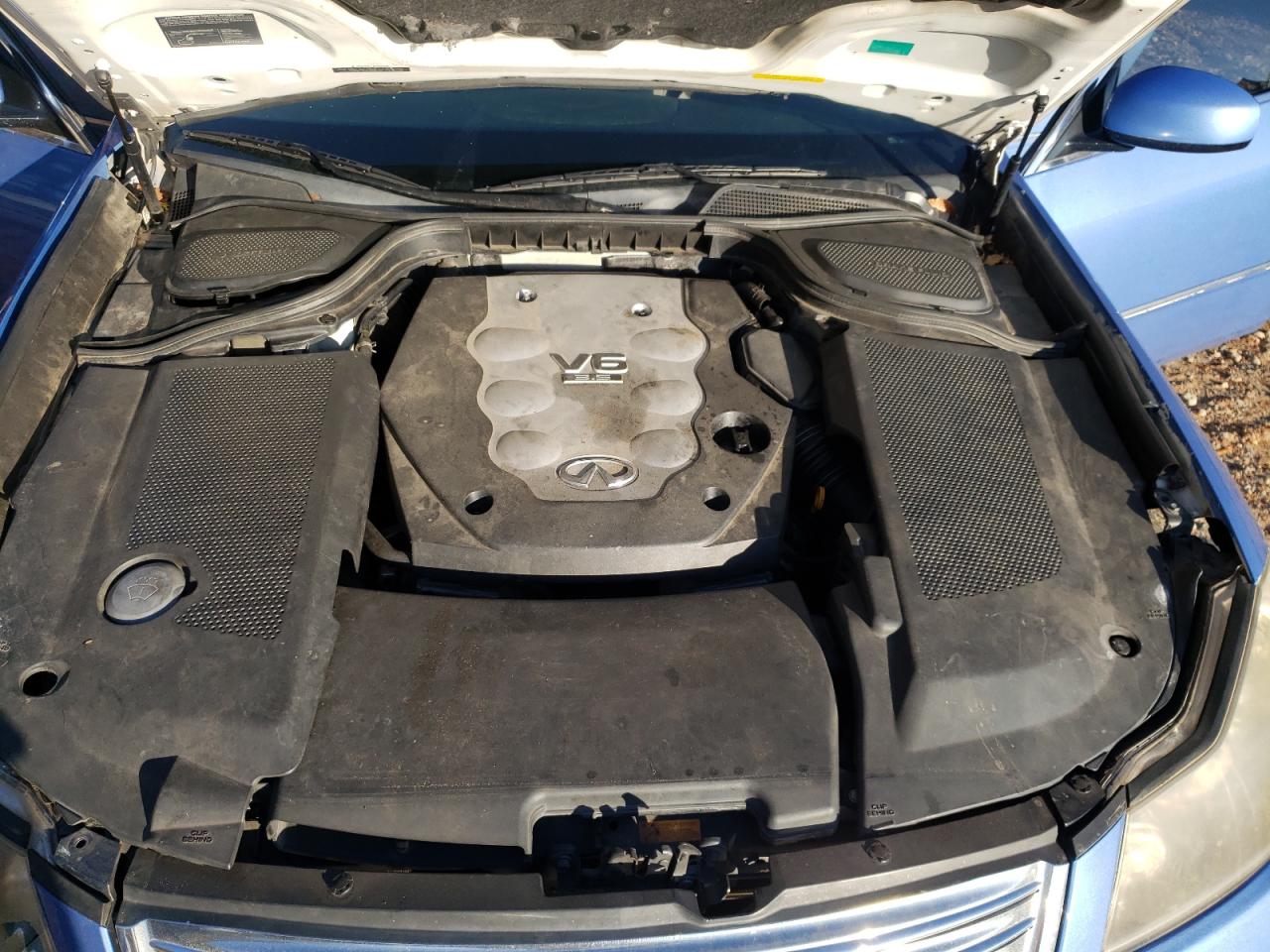 2008 Infiniti M VIN JNKAY01E78M603392 Copart auction photo, front end / undercarriage damage thumbnail 12