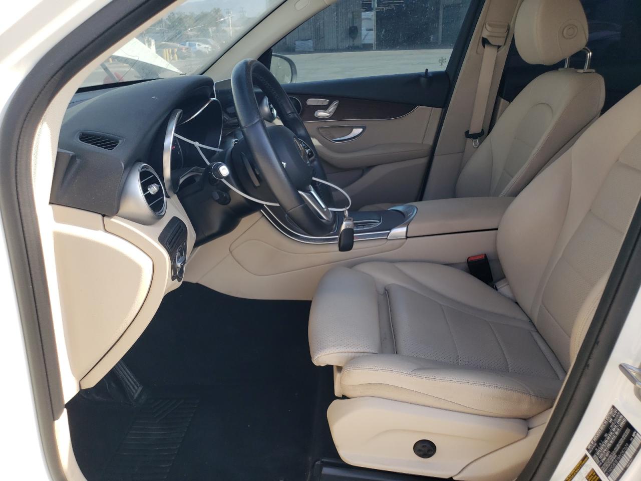 2021 Mercedes-Benz GLC VIN W1N0G8DB1MV287629 Copart auction photo, side damage thumbnail 7