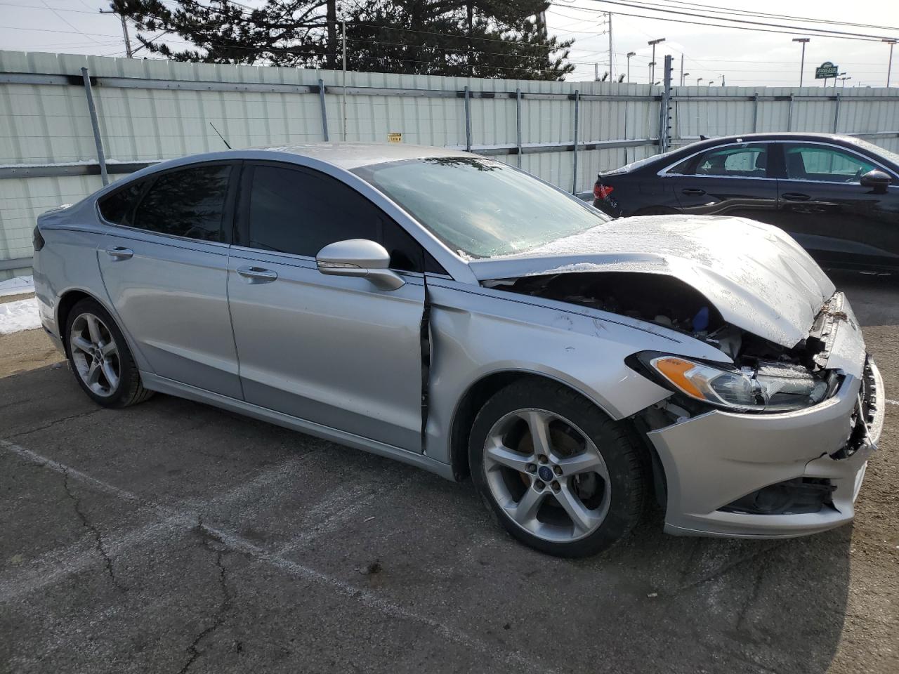 2014 Ford Fusion VIN 1FA6P0HDXE5353889 Copart auction photo, front end damage thumbnail 4