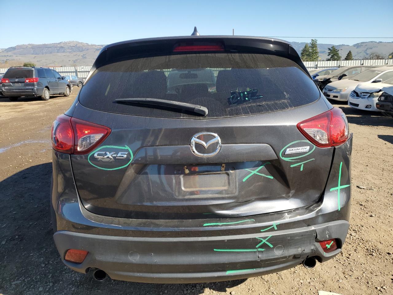 2016 Mazda CX-5 VIN JM3KE2CY0G0847397 Copart auction photo, all over damage thumbnail 6