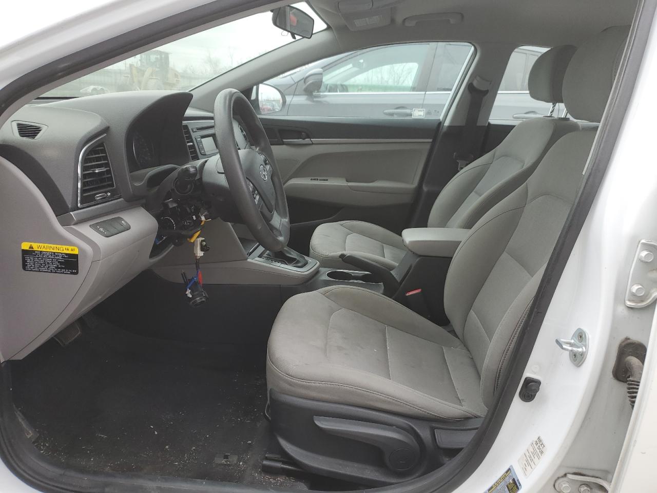 2017 Hyundai Elantra VIN 5NPD74LF6HH101272 Copart auction photo, vandalism / front end damage thumbnail 7