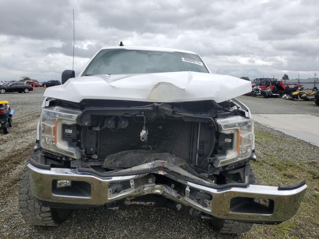 2019 Ford F-150 VIN 1FTEW1E50KKC04688 Copart auction photo, front end damage thumbnail 5