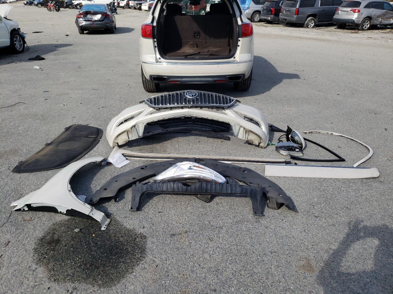 2013 Buick Enclave VIN 5GAKRDKD7DJ260628 Copart auction photo, front end damage thumbnail 15