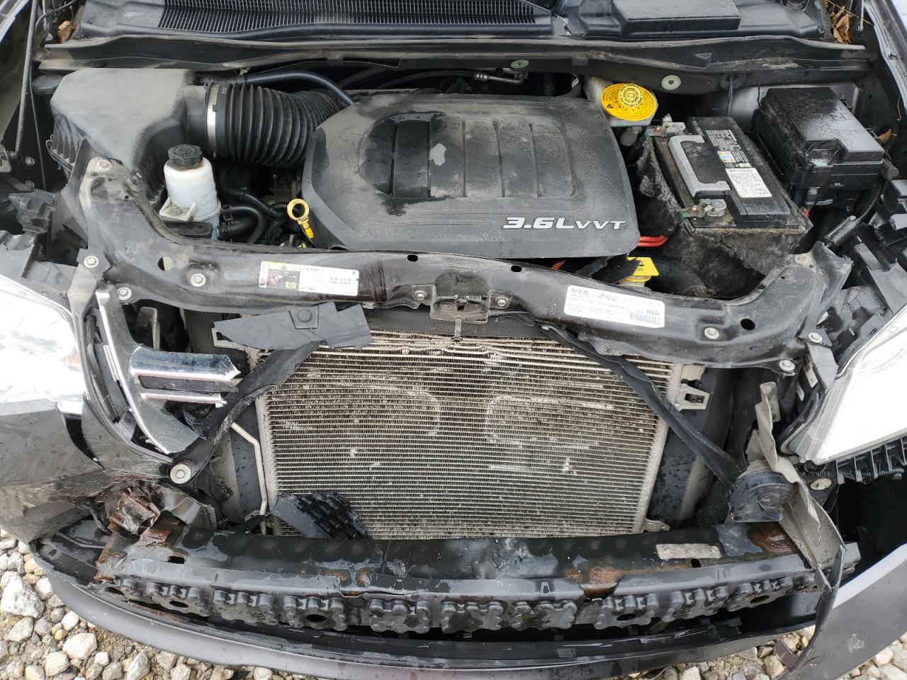 2017 Dodge Caravan VIN 2C4RDGBG8HR880980 Copart auction photo, front end damage thumbnail 12