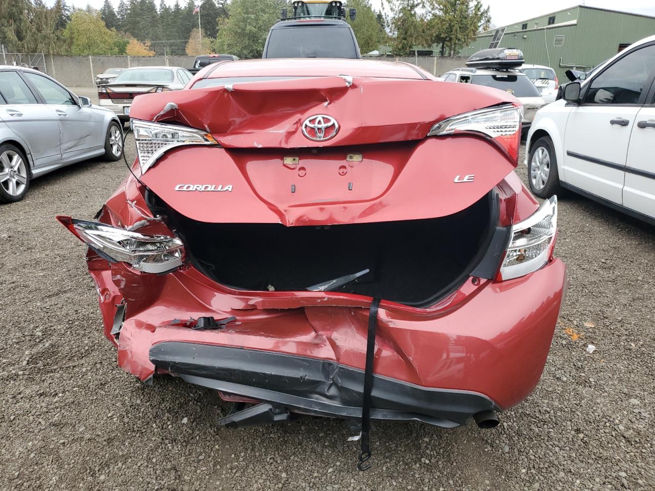2014 Toyota Corolla VIN 5YFBURHE8EP138643 Copart auction photo, all over damage thumbnail 6