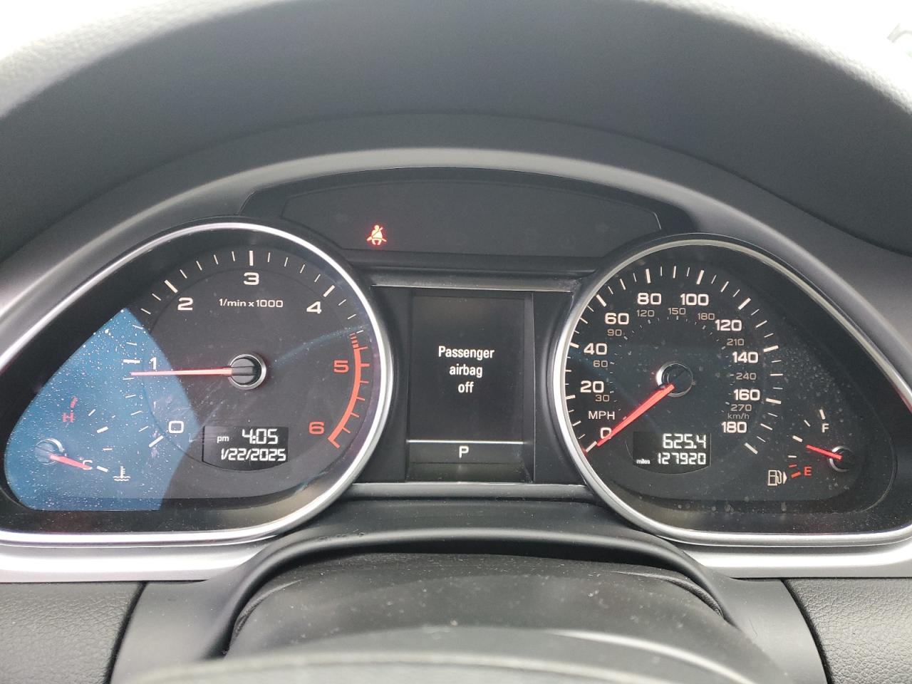 2014 Audi Q7 VIN WA1LMAFE4ED000653 Copart auction photo, water/flood damage thumbnail 9