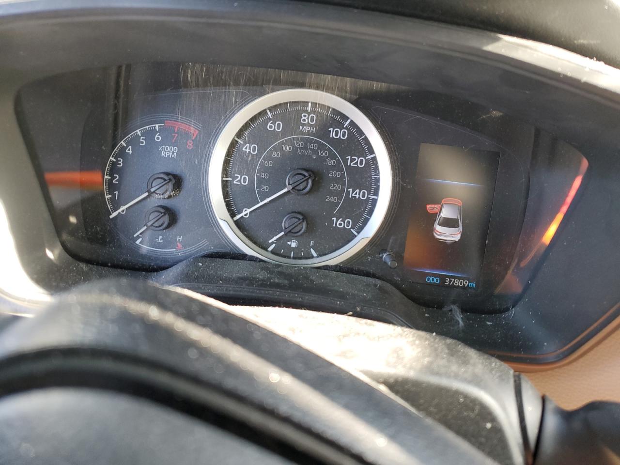 2020 Toyota Corolla VIN JTDEPRAE7LJ099754 Copart auction photo, all over damage thumbnail 9