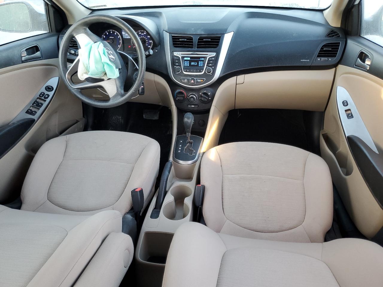 2017 Hyundai Accent VIN KMHCT4AEXHU363251 Copart auction photo, front end / minor dent/scratches damage thumbnail 8