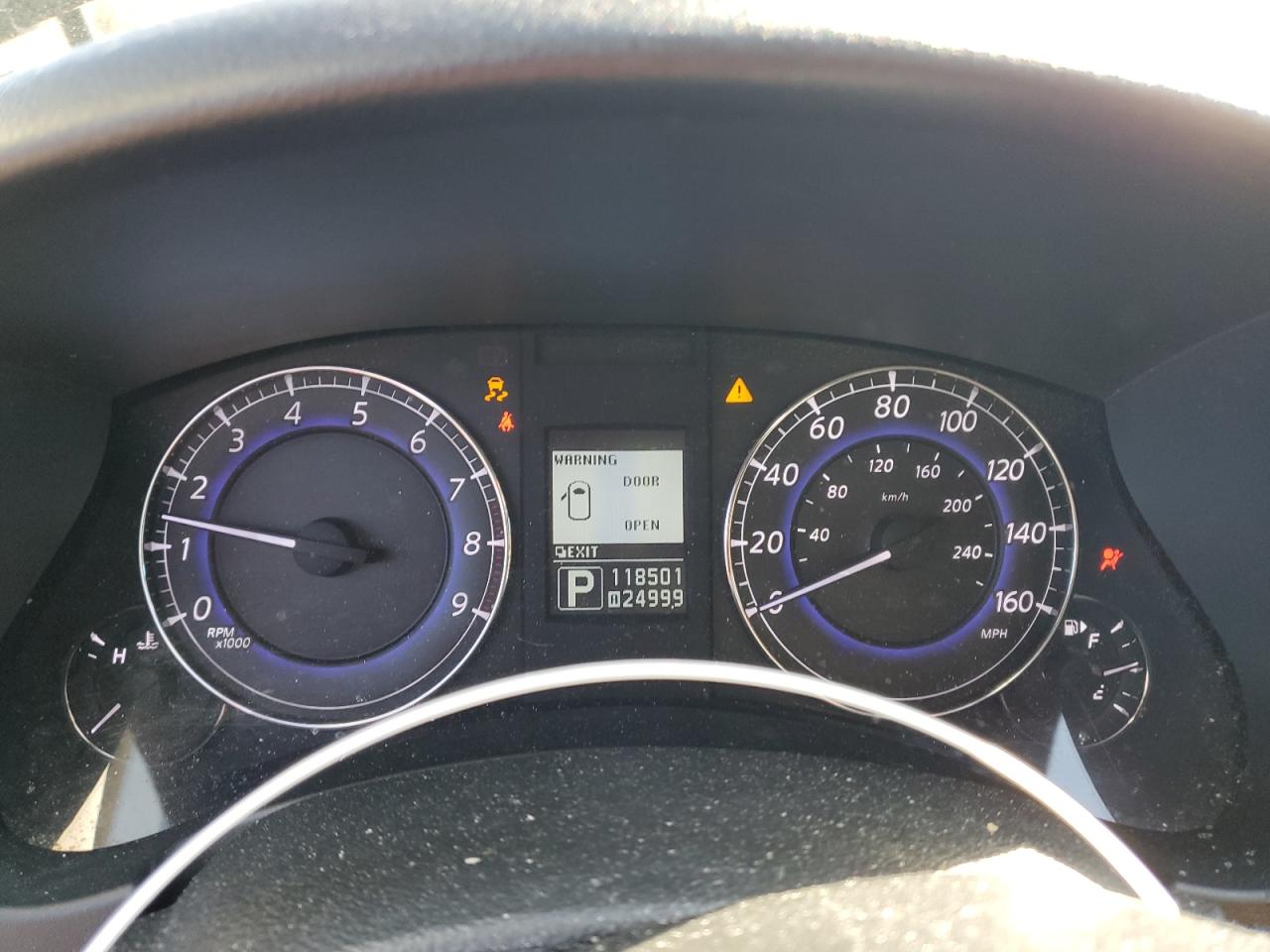 2014 Infiniti QX50 VIN JN1BJ0HR2EM192212 Copart auction photo, front end damage thumbnail 9