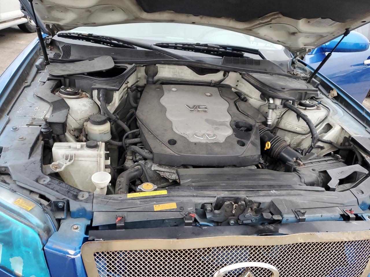 2005 Infiniti FX VIN JNRAS08W55X220384 Copart auction photo, rear end / side damage thumbnail 12
