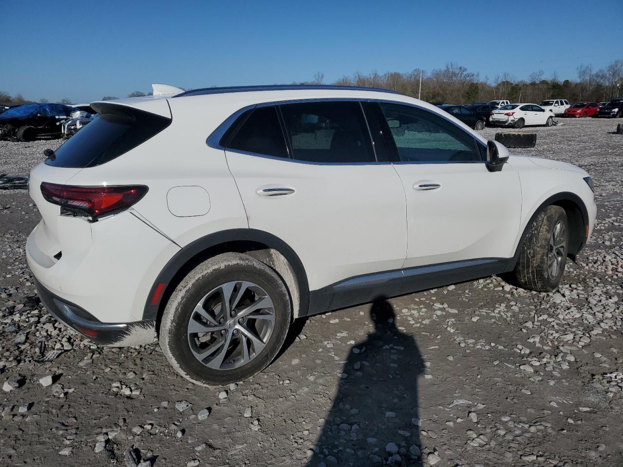 2022 Buick Envision VIN LRBFZNR48ND161763 Copart auction photo, rear end / front end damage thumbnail 3