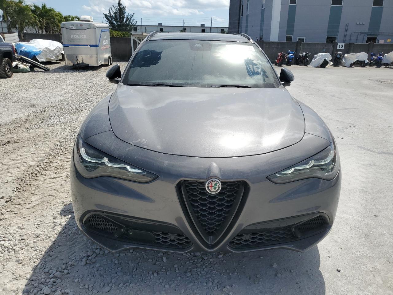 2024 Alfa Romeo Stelvio VIN ZASPAKBN0R7D75236 Copart auction photo, rear end damage thumbnail 5