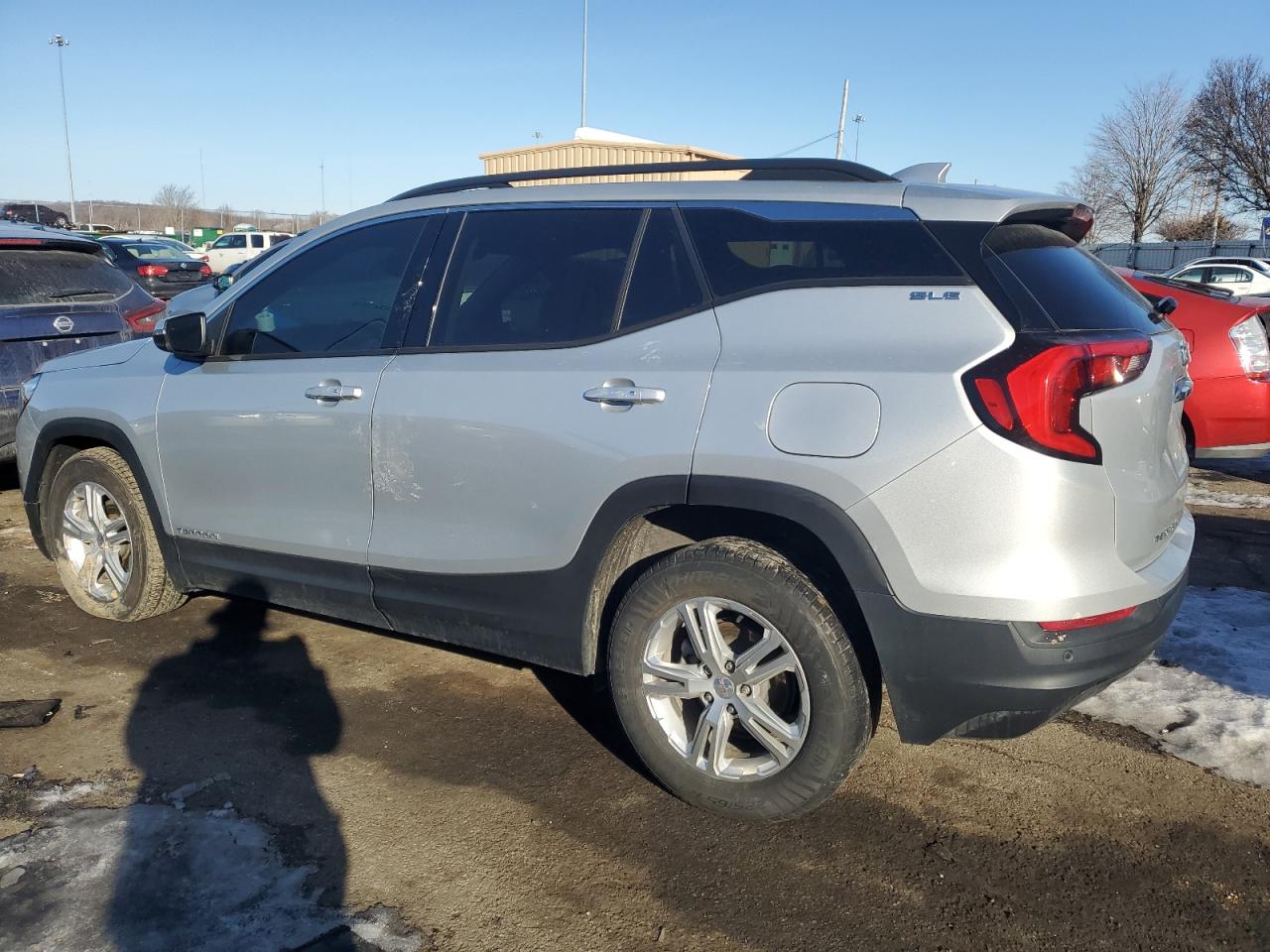 2020 GMC Terrain VIN 3GKALMEV1LL187185 Copart auction photo, front end / side damage thumbnail 2