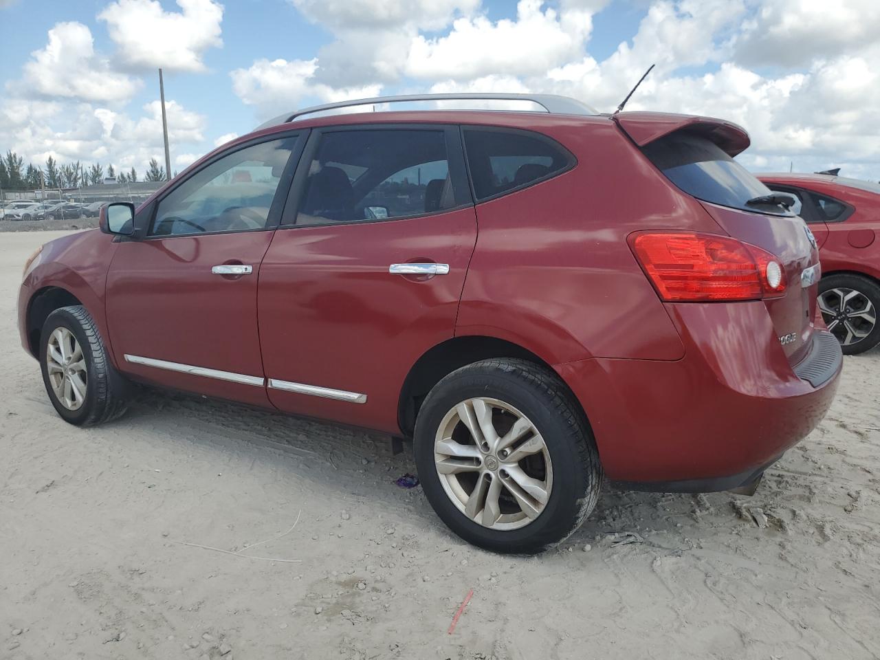2012 Nissan Rogue VIN JN8AS5MT6CW294963 Copart auction photo, front end / missing/altered vin damage thumbnail 2