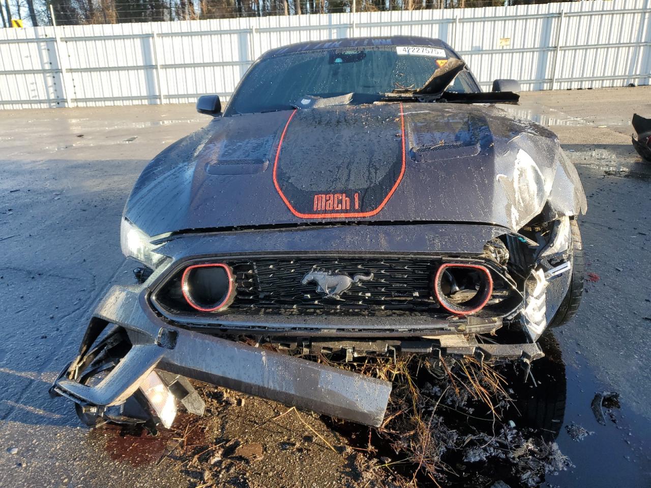 2022 Ford Mustang VIN 1FA6P8R04N5550356 Copart auction photo, all over damage thumbnail 5