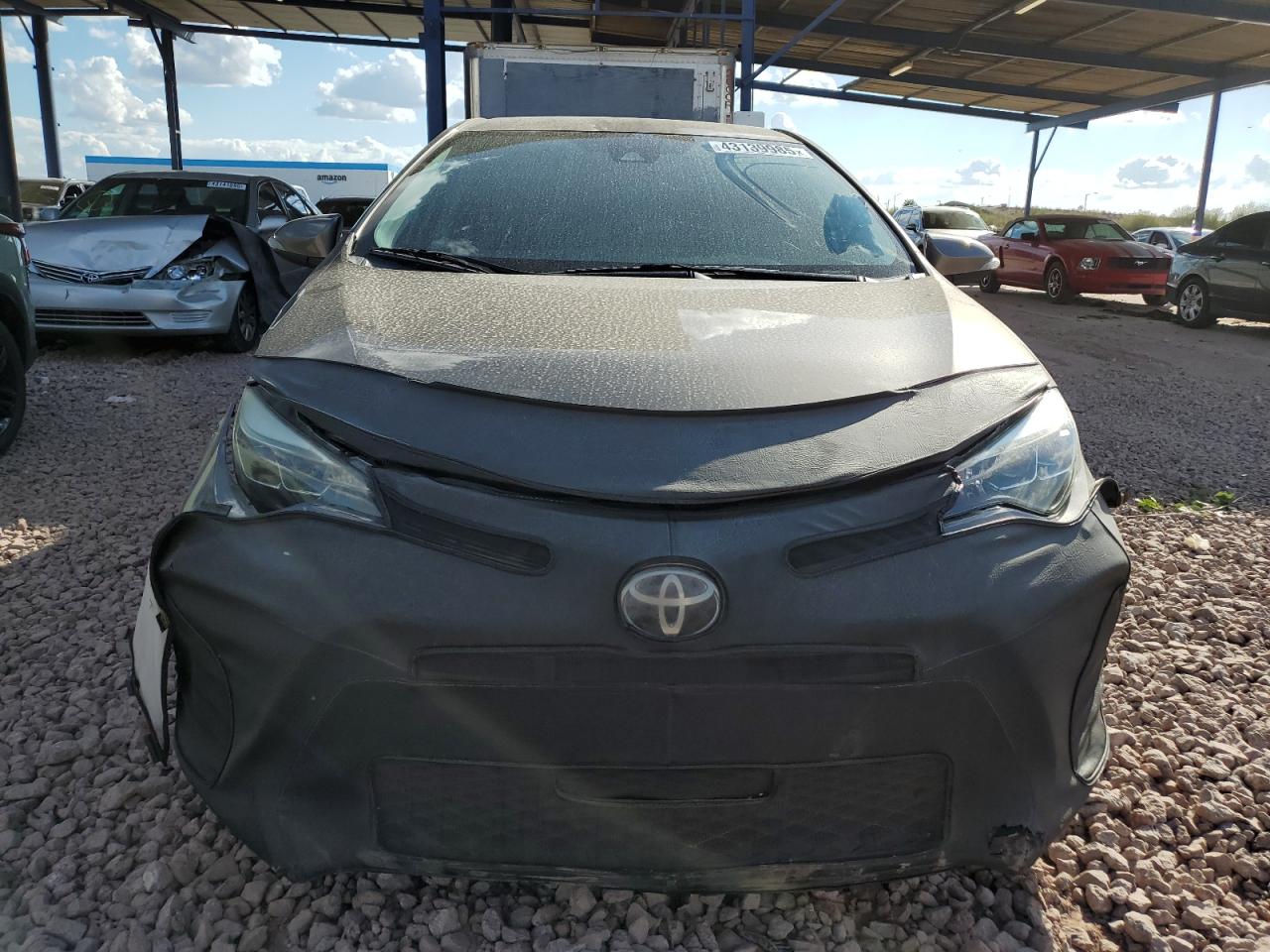 2019 Toyota Corolla VIN 5YFBURHE3KP882744 Copart auction photo, front end / side damage thumbnail 5