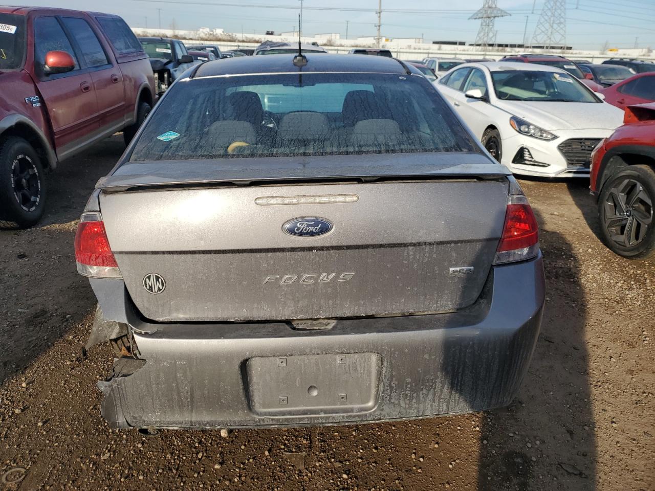 2011 Ford Focus VIN 1FAHP3GN2BW126318 Copart auction photo, rear end / front end damage thumbnail 6