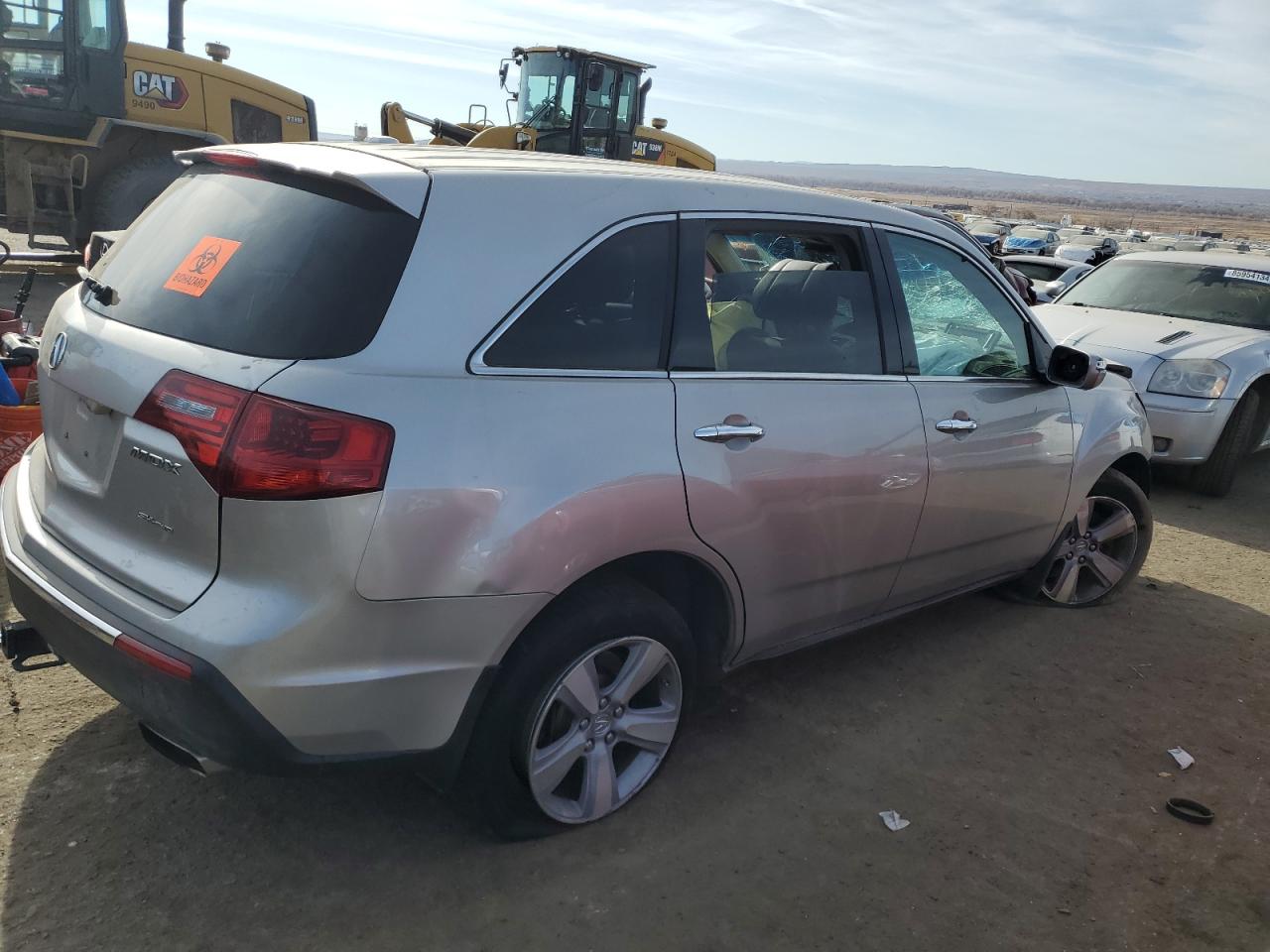 2013 Acura MDX VIN 2HNYD2H24DH514485 Copart auction photo, all over damage thumbnail 3