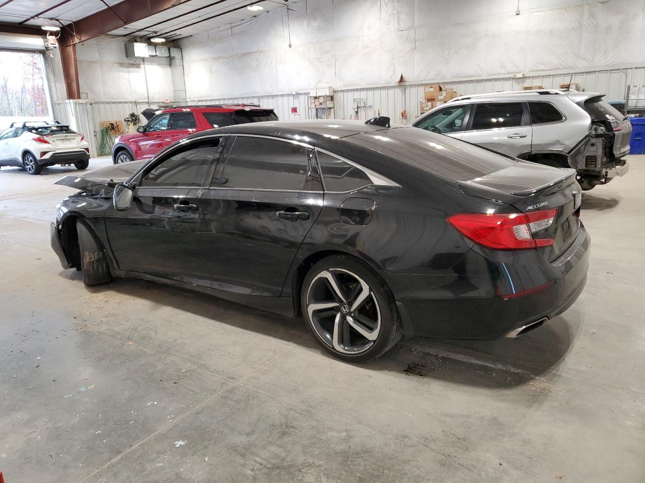 2019 Honda Accord VIN 1HGCV1F34KA084196 Copart auction photo, front end damage thumbnail 2