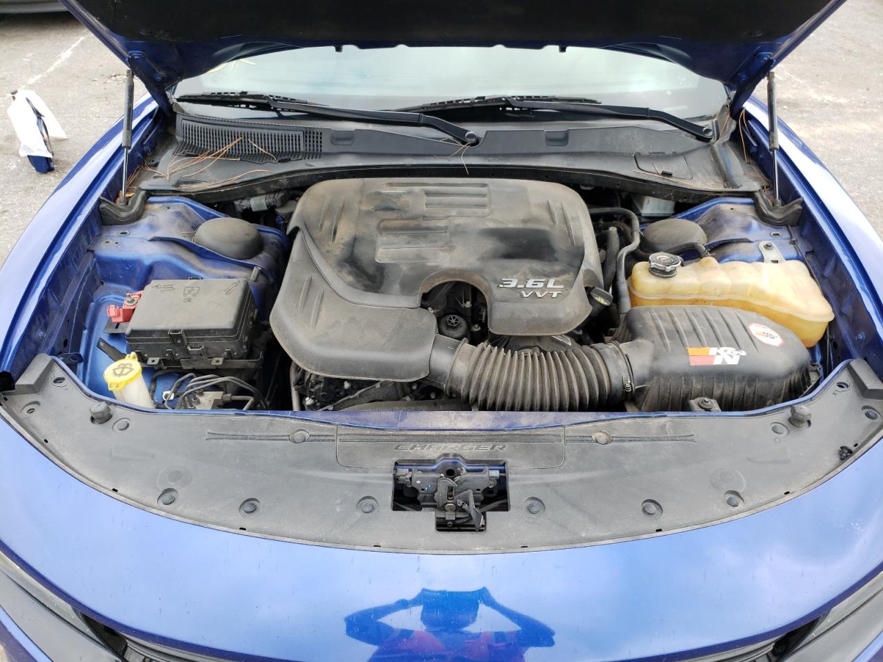 2018 Dodge Charger VIN 2C3CDXBGXJH284307 Copart auction photo, side damage thumbnail 11
