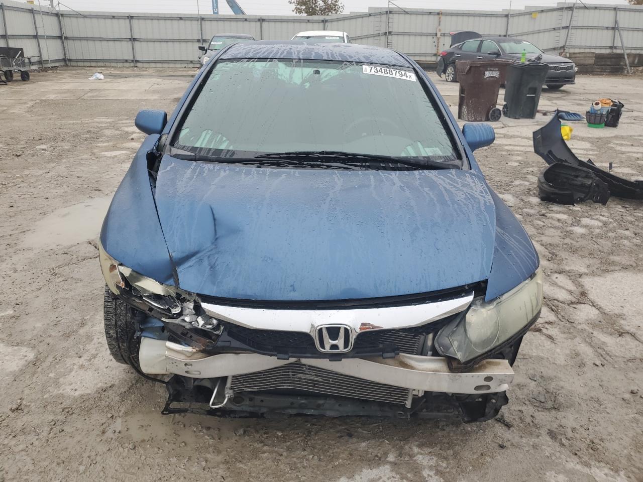 2011 Honda Civic VIN 19XFA1F56BE001258 Copart auction photo, front end damage thumbnail 5