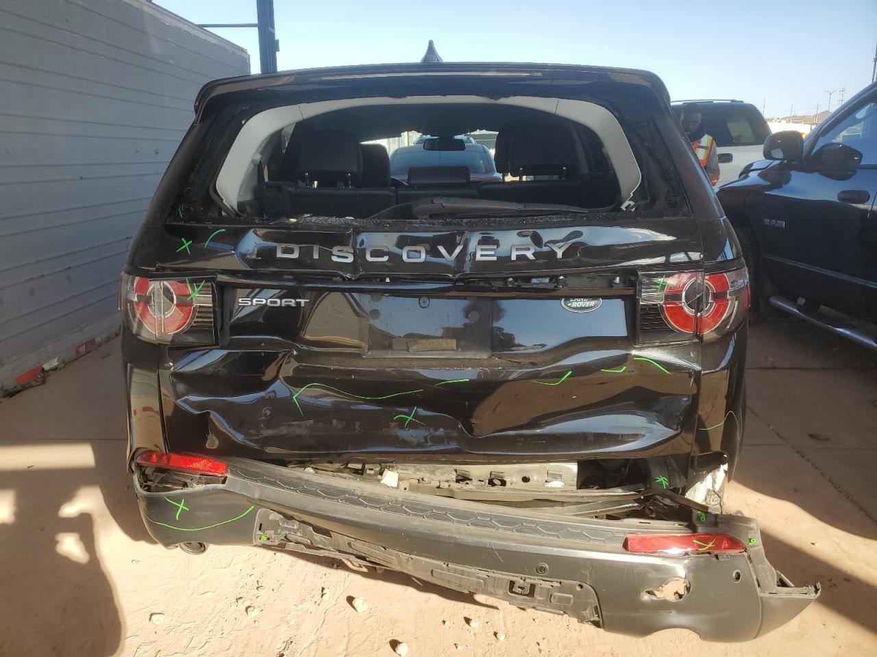 2018 Land Rover Discovery VIN SALCP2RXXJH768908 Copart auction photo, rear end damage thumbnail 6